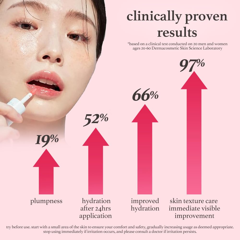 NOONI Appleberry Korean Lip Oil – Moisturizing, Plumping & Long-Lasting Hydration for Dry Lips (0.12 fl.oz)