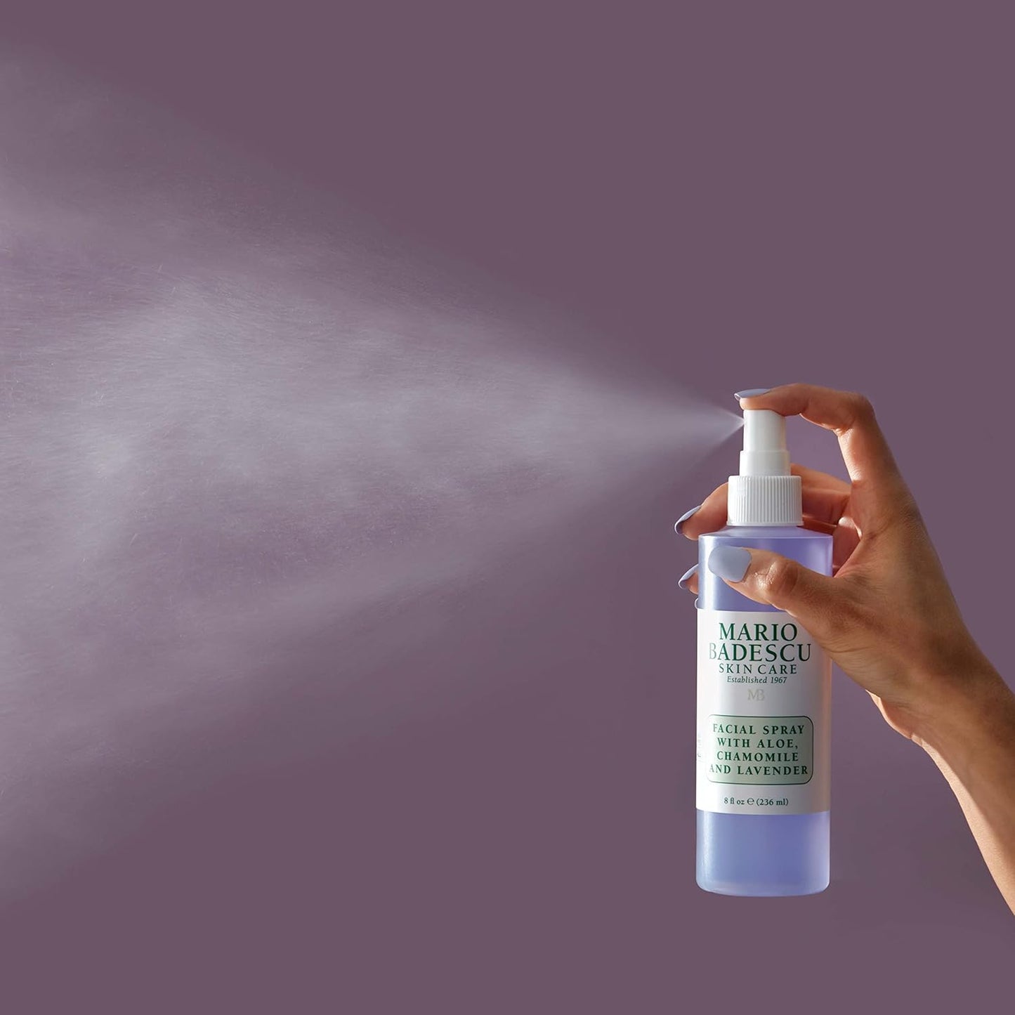 Mario Badescu Facial Spray with Aloe, Chamomile & Lavender – Hydrating & Brightening Face Mist, Soothes & Restores Balance, 236ml