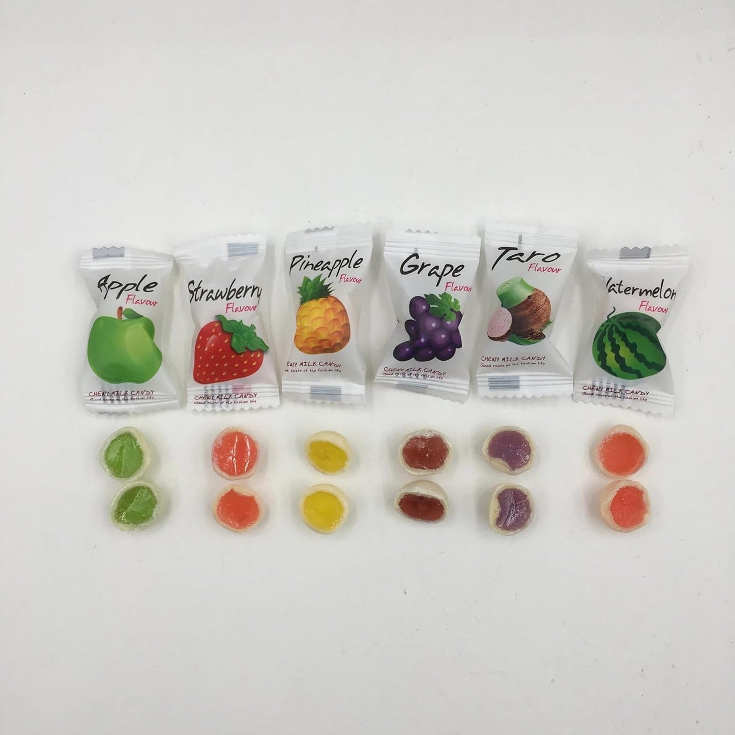 Rovan Holiwon Thai Chew Candy Mix – Fruit Flavor Soft Candies 300g (Pack of 2, 600g) | Exotic Thai Candy | Vegetarian