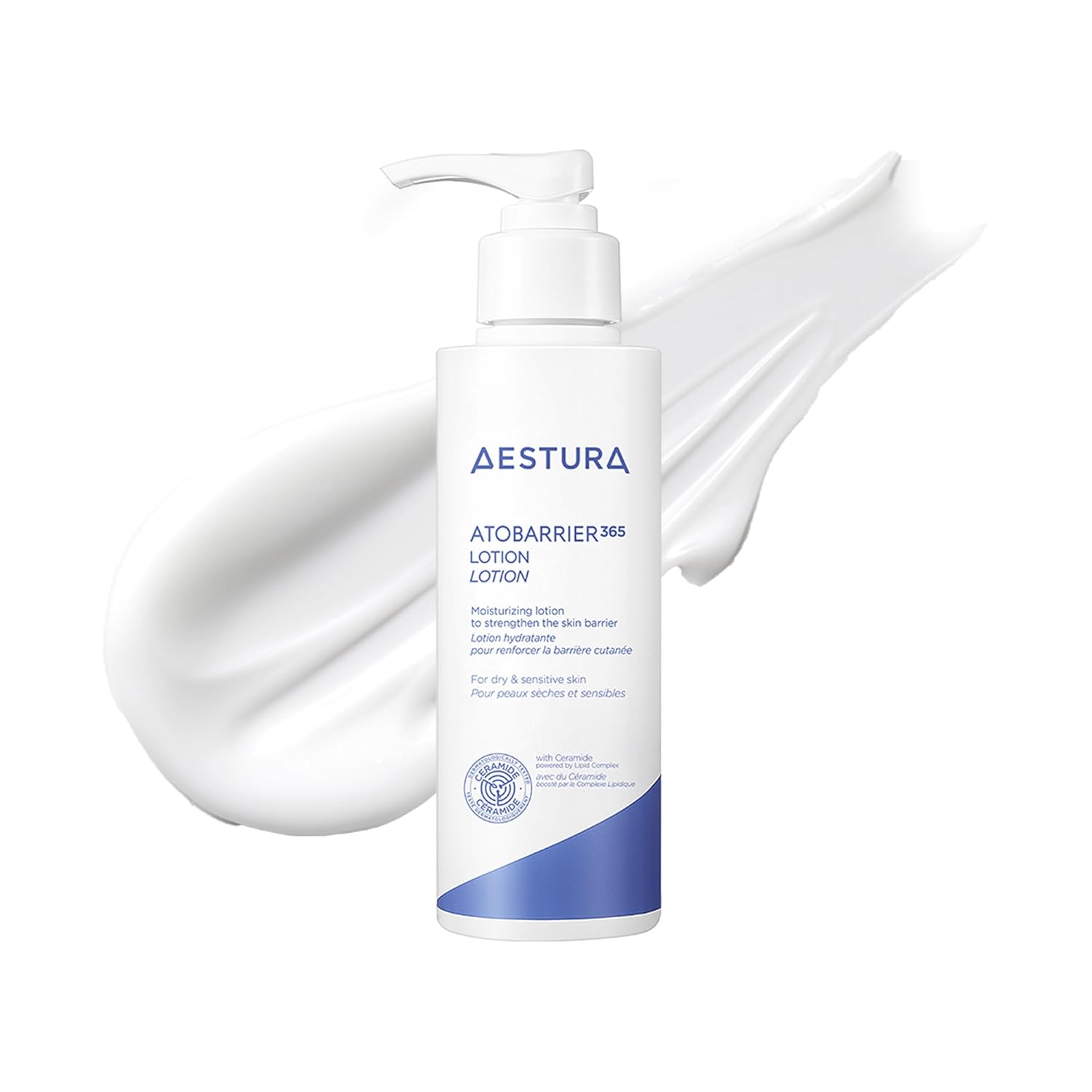AESTURA ATOBARRIER365 Face Moisturizer | Lightweight Korean Cream with Ceramides, Niacinamide & Vitamin E | Hydrating Barrier Repair for Dry, Normal & Sensitive Skin (90ml)