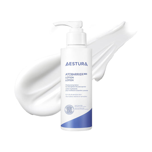 AESTURA ATOBARRIER365 Face Moisturizer | Lightweight Korean Cream with Ceramides, Niacinamide & Vitamin E | Hydrating Barrier Repair for Dry, Normal & Sensitive Skin (90ml)