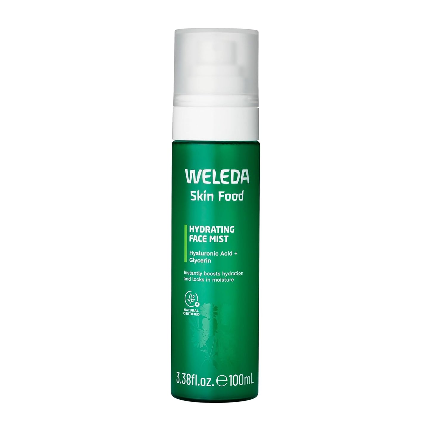 Weleda Skin Food Hydrating Facial Mist – Hyaluronic Acid & Botanical Blend for Instant Moisture, Radiance & Dewy Glow – 3.38 fl oz
