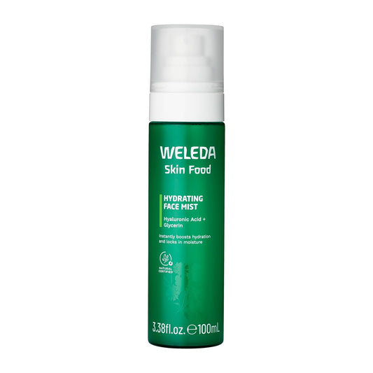 Weleda Skin Food Hydrating Facial Mist – Hyaluronic Acid & Botanical Blend for Instant Moisture, Radiance & Dewy Glow – 3.38 fl oz