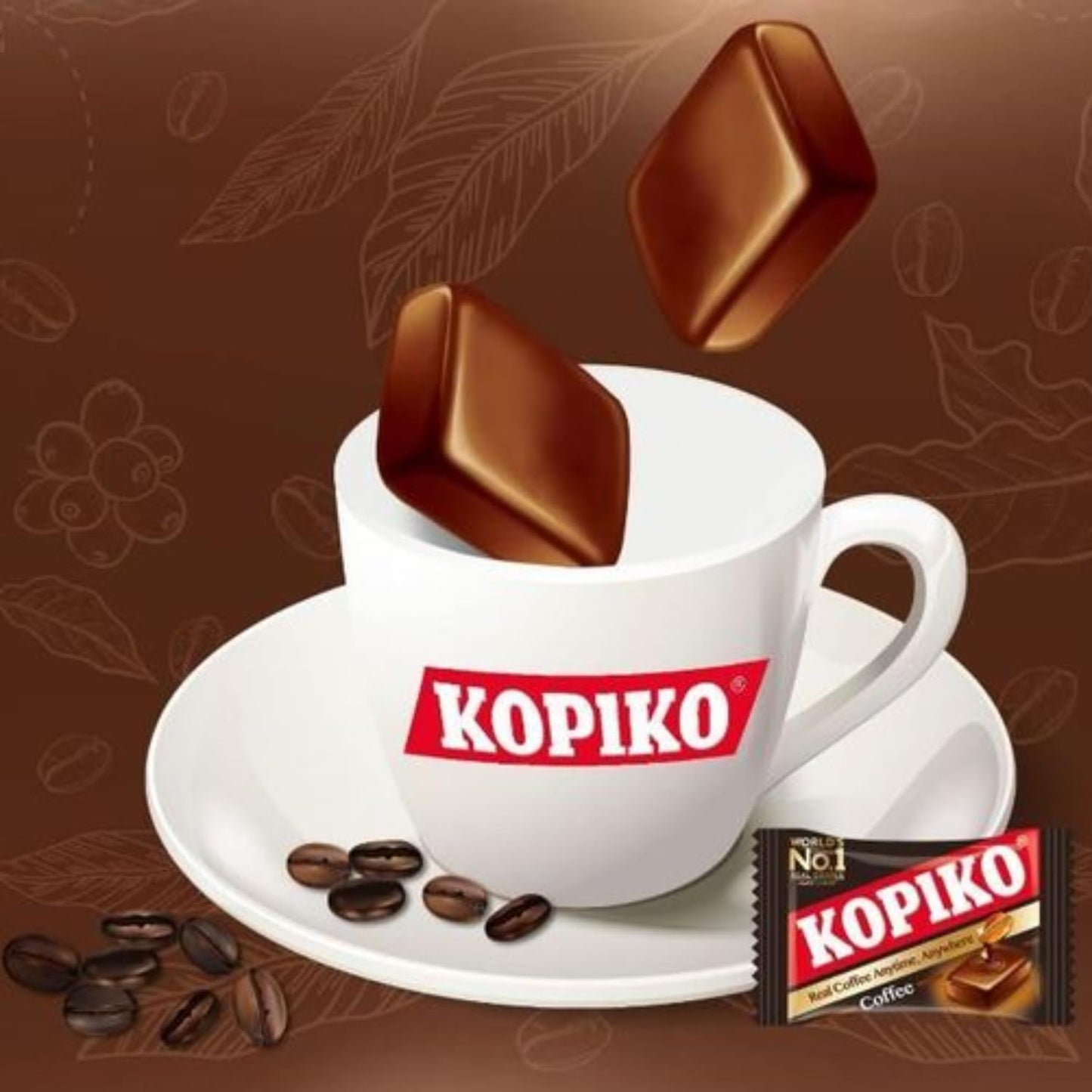 Kopiko Coffee Candy – Intense Java Coffee Flavored Hard Candies (150g, Imported)