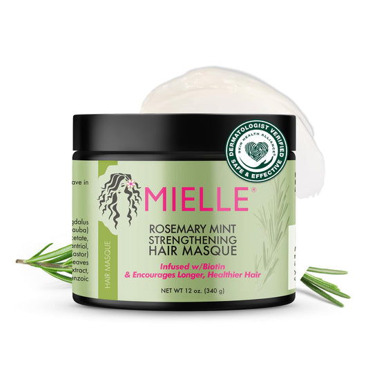 Mielle Organics Rosemary Mint Hair Mask – Strengthen & Hydrate Damaged Hair