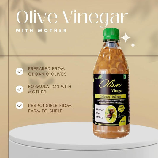 Cura Olive Vinegar (Zaitoon Sirka) – Natural Olive-Infused Vinegar for Health & Taste (450ml)