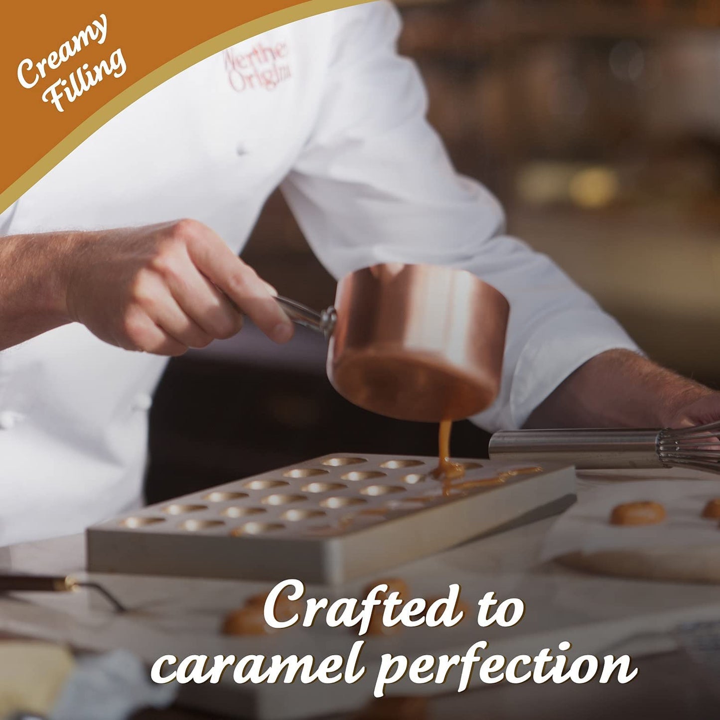 Werther’s Original Creamy Filling Butter Candies – Caramel Cream Filled Toffees 110g (Imported)