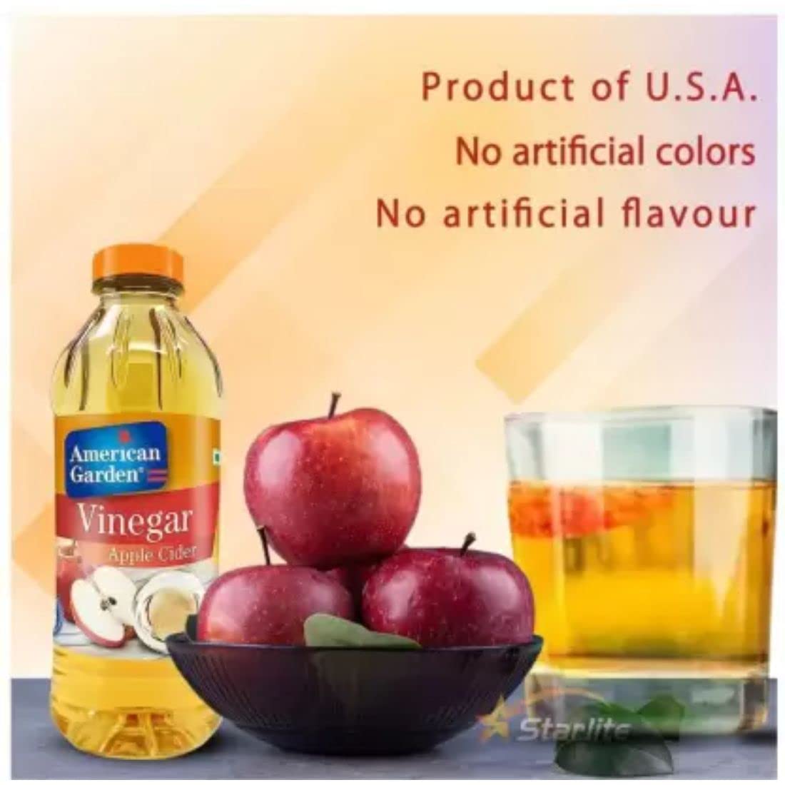 American Garden Vinegar Apple Cider, 473ml