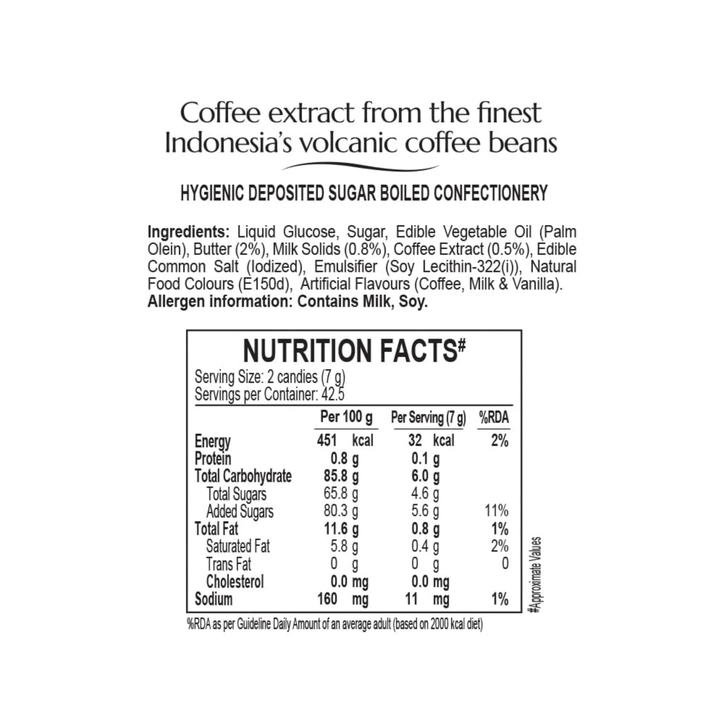 Kopiko Cappuccino Coffee Candy – Real Coffee Extracts, Rich & Creamy Taste, 160g (Imported from Mayora Indonesia)