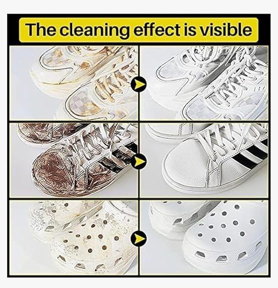 Powerful Shoe Cleaner Wipes (Pack of 2) – Deep Cleaning & Gentle Formula for White Shoes, Sneakers & Casual Footwear