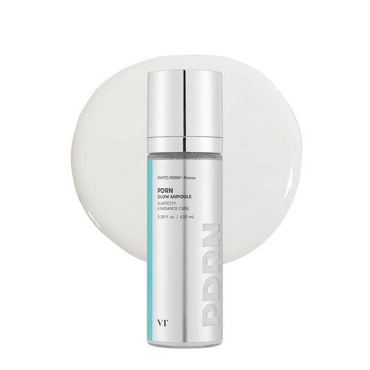 VT COSMETICS PDRN Glow Ampoule Mist – Deep Hydration Facial Spray Serum with Vegan PDRN, Ceramides & Panthenol – Lightweight, Plumping Korean Skincare – 3.38 fl oz