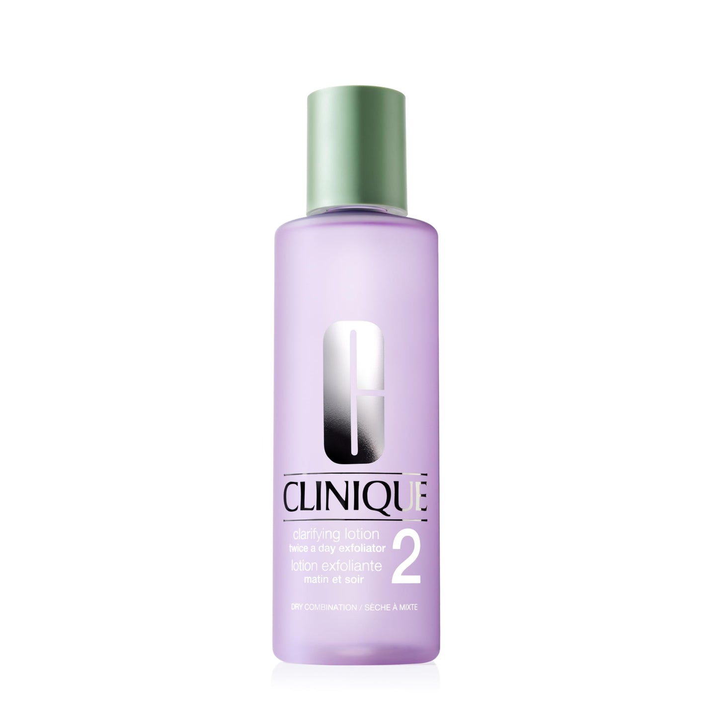Clinique 3-Step Clarifying Lotion 2 | Gentle Face Exfoliator with Witch Hazel | For Dry to Combination Skin | Radiance-Boosting Toner (200ml)