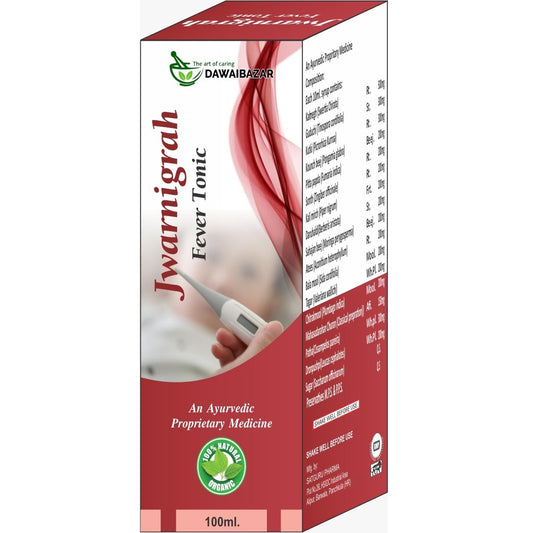 Dawaibazar Jwarnigrah Ayurvedic Fever Tonic – Natural Herbal Medicine (100ml x Pack of 2)