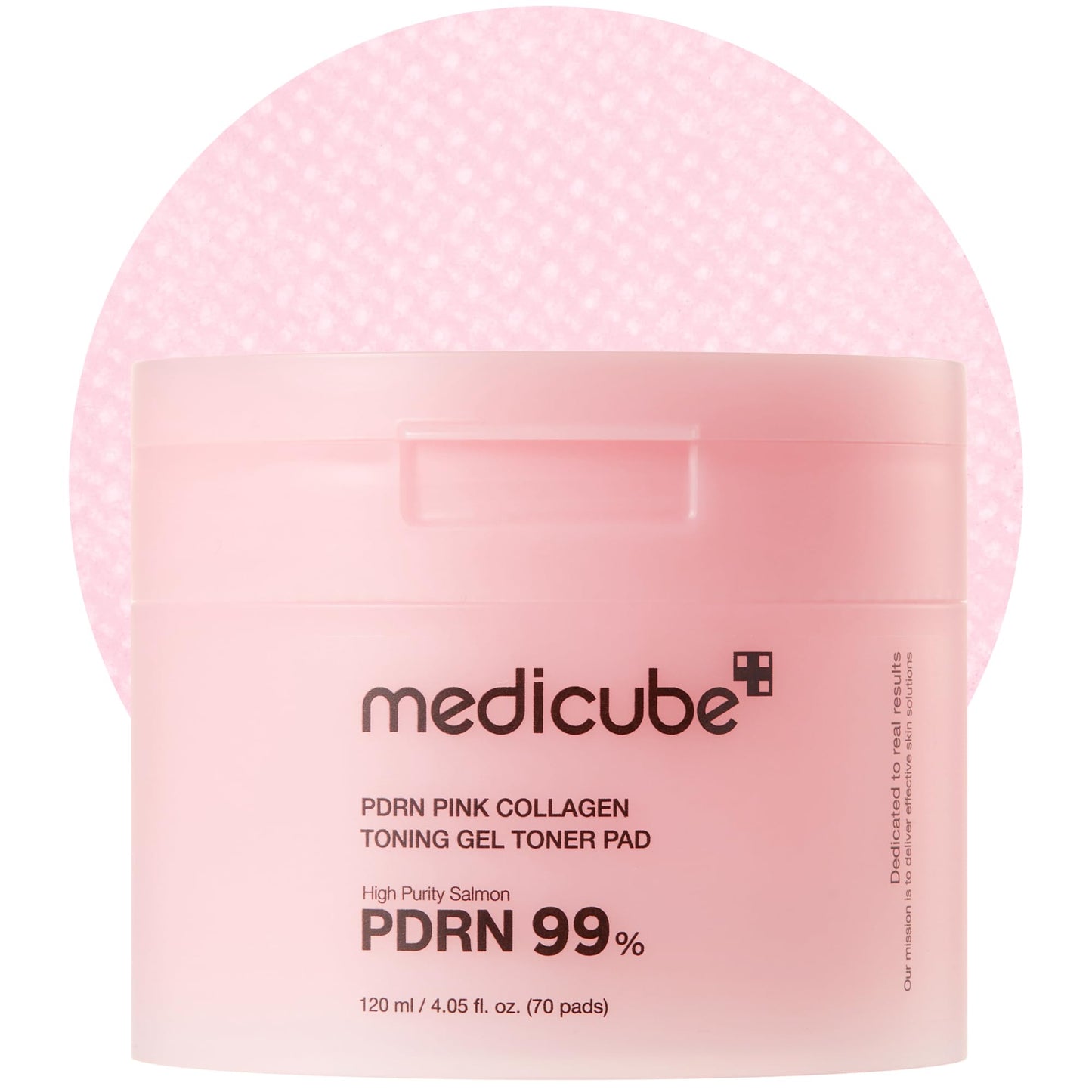 Medicube Salmon DNA PDRN Pink Collagen Jelly Pad – Korean Gel Toner Pads with Niacinamide, Retinol & Madecassoside for Radiance, Soothing & Uneven Skin Tone (70 Pads)
