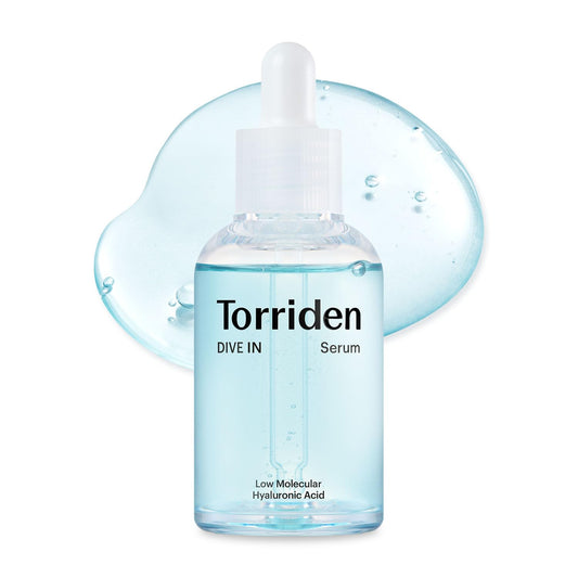 Torriden DIVE-IN Hyaluronic Acid Serum 50ml – 5D Complex for Deep Hydration, Plump & Soothing Korean Skincare