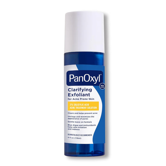 PanOxyl Clarifying Exfoliant 2% Salicylic Acid | BHA Acne Treatment for Clear, Smooth Skin | 4 fl oz