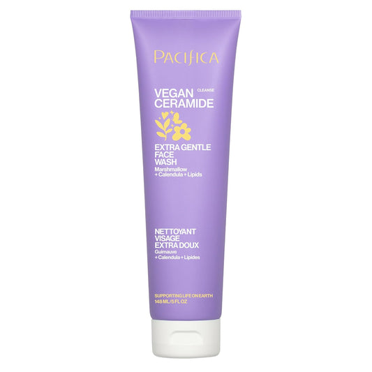 Pacifica Vegan Ceramide Face Wash – Gentle, Fragrance-Free Cleanser for Sensitive Skin