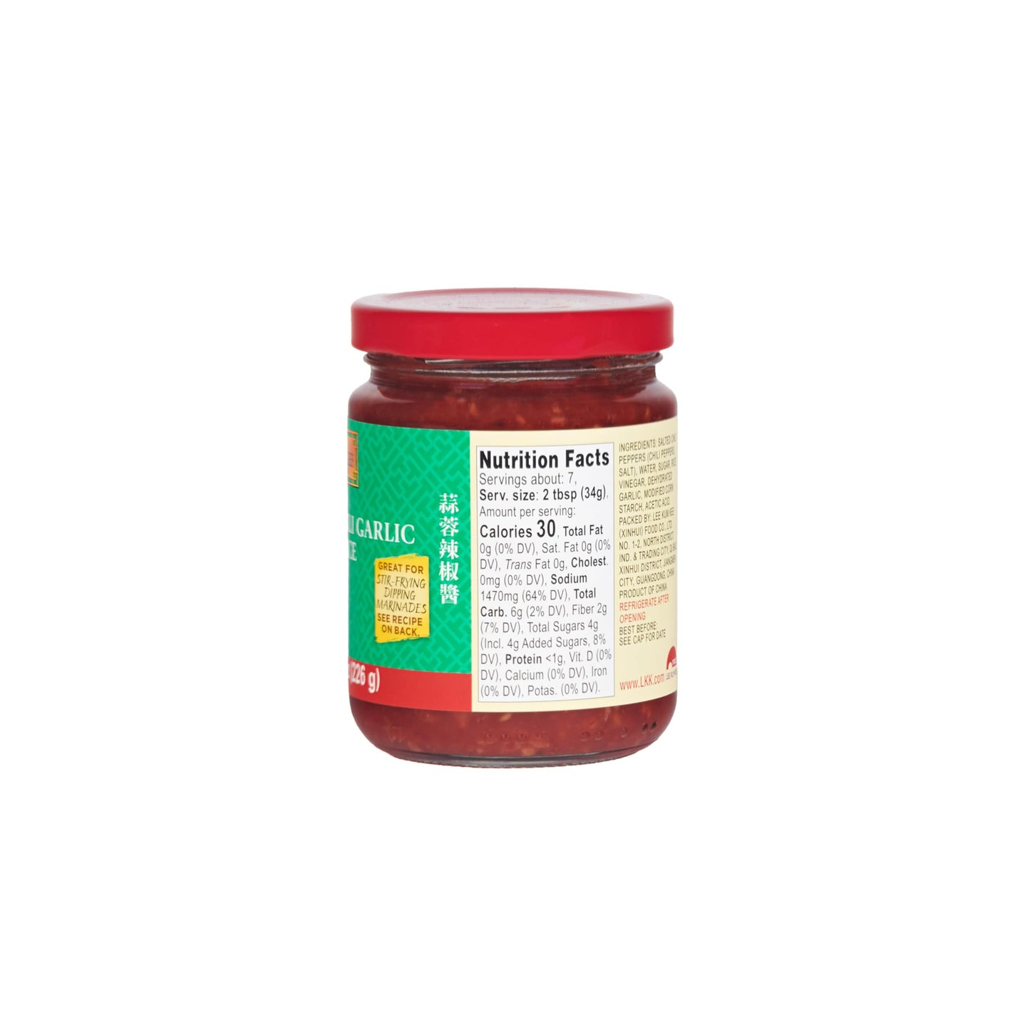 Lee Kum Kee Chilli Garlic Sauce, 226 g