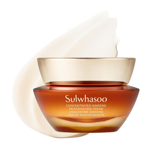 Sulwhasoo Concentrated Ginseng Cream – Korean Anti-Aging Moisturizer with Peptides, Vitamin C & Squalane for Wrinkles & Hydration (60ml)