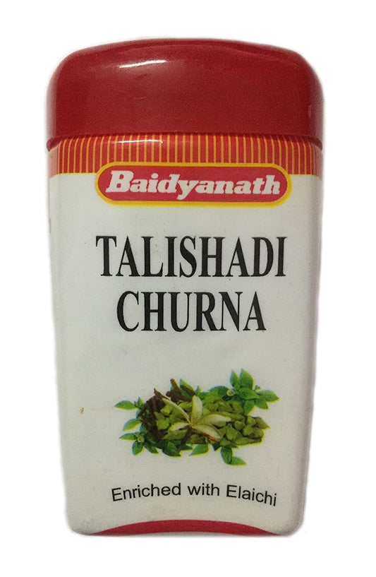 Baidyanath Talisadi Churna (Pack of 2, 60g Each) | Ayurvedic Remedy for Cough, Cold & Asthma Relief