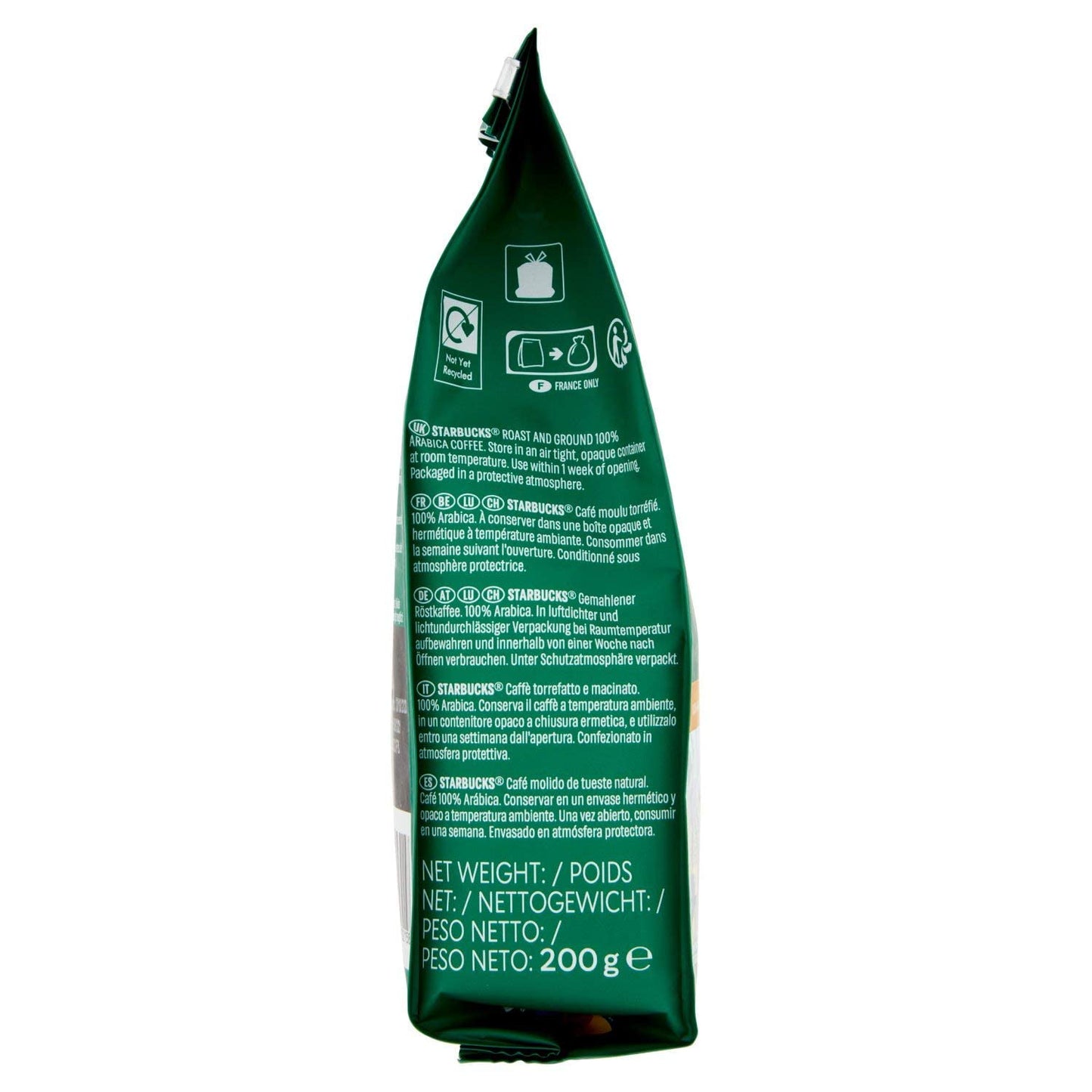 STARBUCKS Veranda Blend Blonde Roast Ground Coffee – Mellow Cocoa Notes, 200g (Imported)