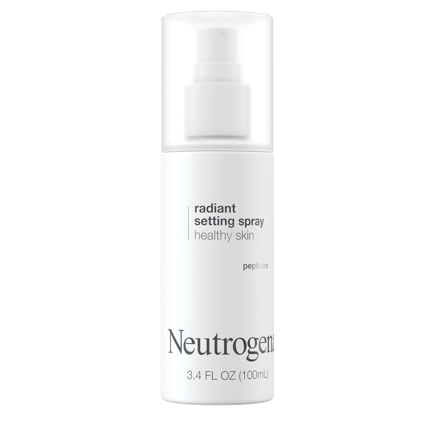 Neutrogena Healthy Skin Radiant Setting Spray – Lightweight Makeup Lock Mist with Antioxidants & Peptides for Hydration & Glow – 3.4 fl oz