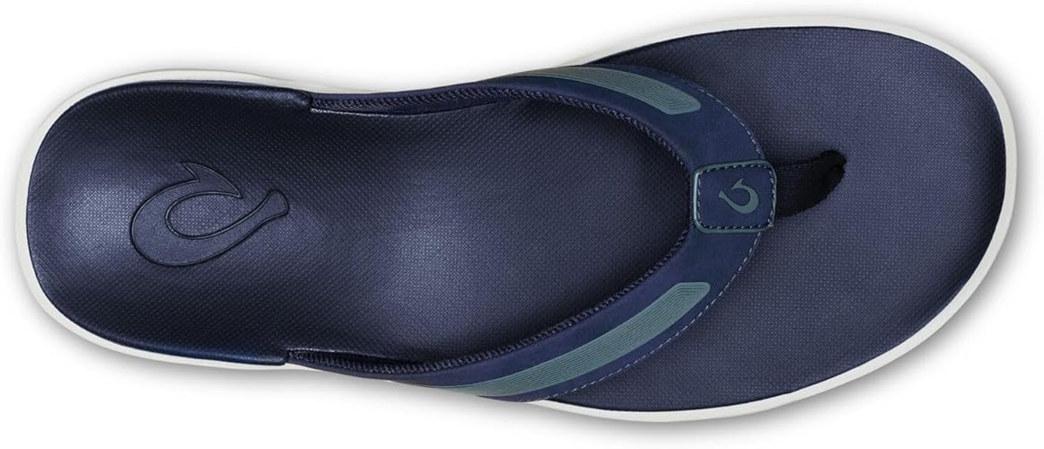 OLUKAI Leeward Men's Beach Sandals – Quick-Dry, Water-Friendly Flip Flops with Arch Support & All-Day Comfort