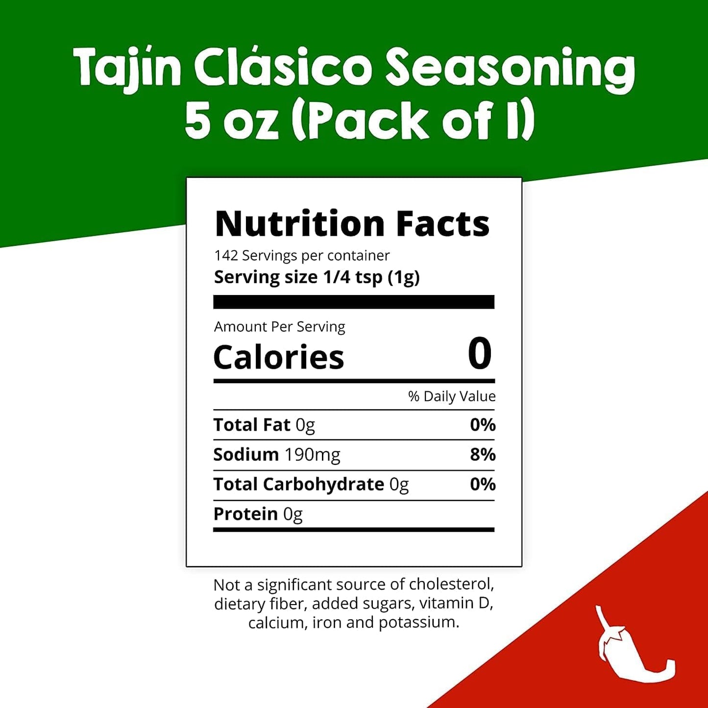 Tajín Clásico Chile Lime Seasoning – Authentic Mexican Chili & Lime Spice 142g Bottle