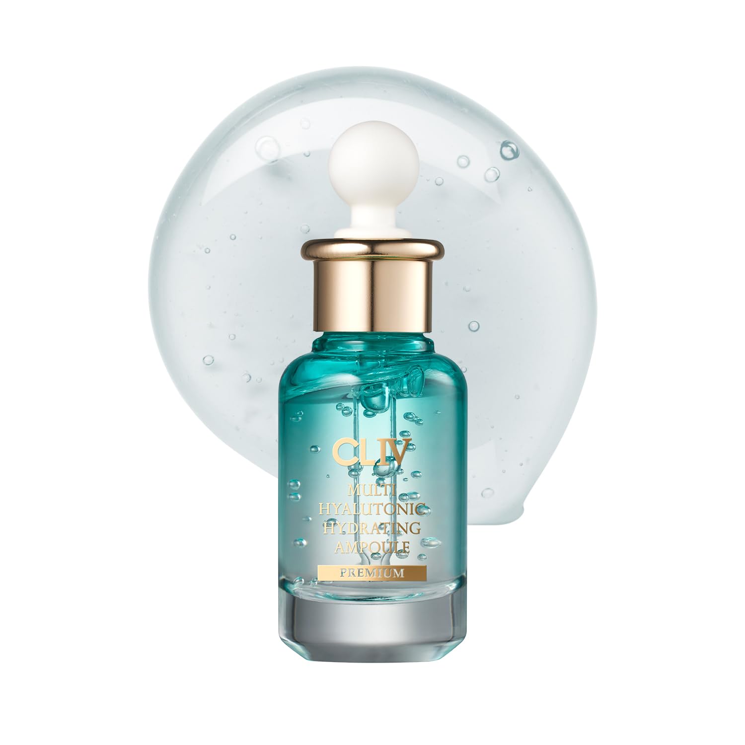 CLIV Multi Hyaluronic Hydrating Ampoule Serum – 85% Hyaluronic Acid with 8-Layer Hydration, Ceramides & Panthenol – Korean Skincare 30ml