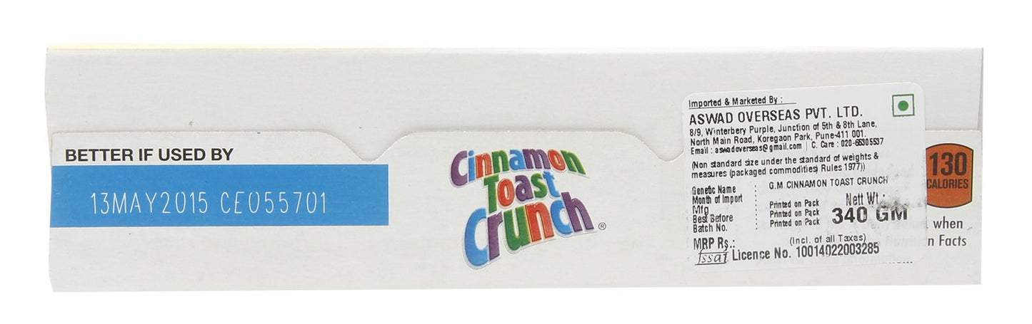 General Mills Cinnamon Toast Crunch, 345g