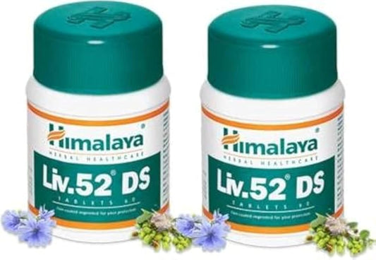 Manee G Pharma Liv 52 DS Tablets – Pack of 2 | Ayurvedic Liver Support & Detox Supplement