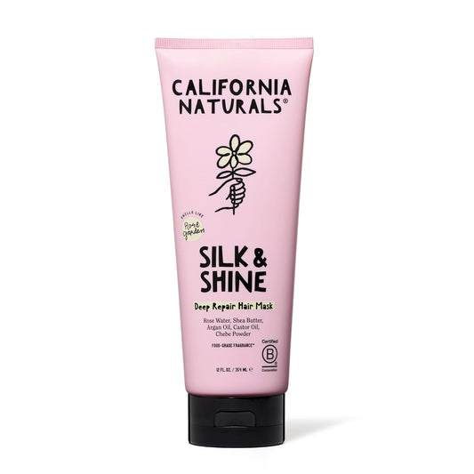 California Naturals Deep Repair Hair Mask – Vegan, Paraben & Sulfate-Free Conditioner with Shea Butter & Argan Oil – Hydrating Treatment for All Hair Types – 12 fl oz