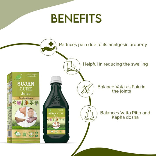 Cura Sujan Cure Ras 500ml | Ayurvedic Remedy for Body Swelling & Inflammation Relief