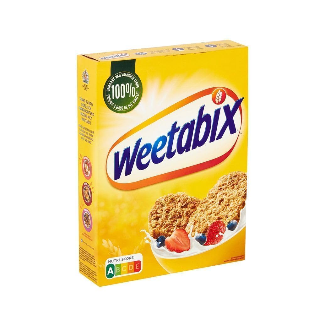 Weetabixx Original Wholegrain Breakfast Cereal | High Fibre, Low Fat | 430g Family Pack (UK Imported, Vegetarian)