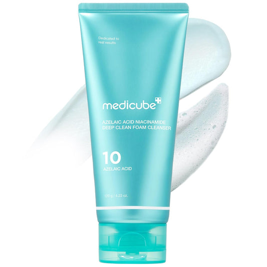 Medicube Azelaic Acid Gummy Whip Cleanser | Soothing Korean Face Wash for Pore Care & Excess Sebum Control | Niacinamide + Glycerin | 120g