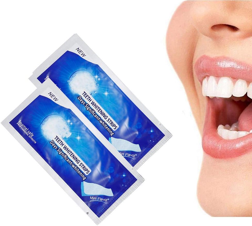 Ceonam Teeth Whitening Strips – 28 Paraben-Free Strips (14 Pack), Enamel-Safe, Sensitivity-Free, Removes Deep Stains from Coffee, Tea & Smoking