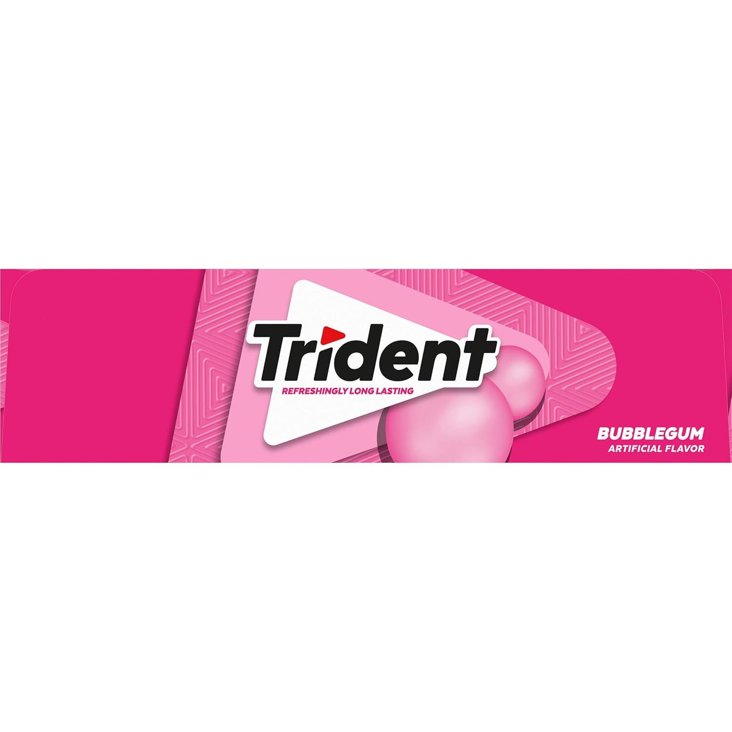 Trident Bubblegum Sugar-Free Chewing Gum – 12 Packs x 14 Pieces Each | Long-Lasting Fresh Flavour | Vegetarian & Low-Calorie (Imported)