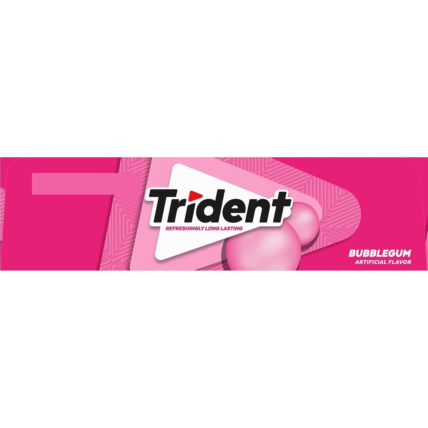Trident Bubblegum Sugar-Free Chewing Gum – 12 Packs x 14 Pieces Each | Long-Lasting Fresh Flavour | Vegetarian & Low-Calorie (Imported)