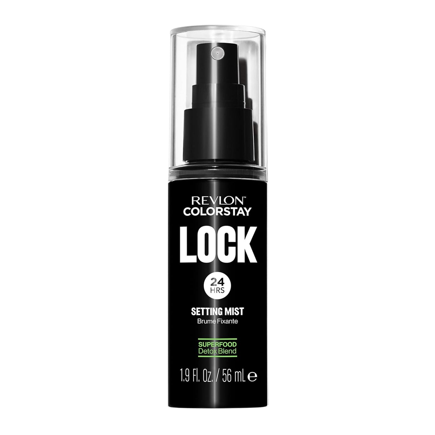 Revlon ColorStay 24 Hr Lock Setting Mist – Mattifying & Oil-Absorbing Makeup Setting Spray with Superfood Detox Blend – Transfer-Proof, Mask Friendly – 1.9 fl oz
