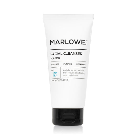 MARLOWE. No. 121 Facial Cleanser – Daily Men’s Face Wash with Natural Extracts & Antioxidants | Soothes, Purifies & Refreshes – 6 oz