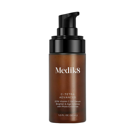 Medik8 C-Tetra Advanced Vitamin C Serum – Hydrating & Anti-Aging with Hyaluronic Acid & Squalane (1.0 oz)