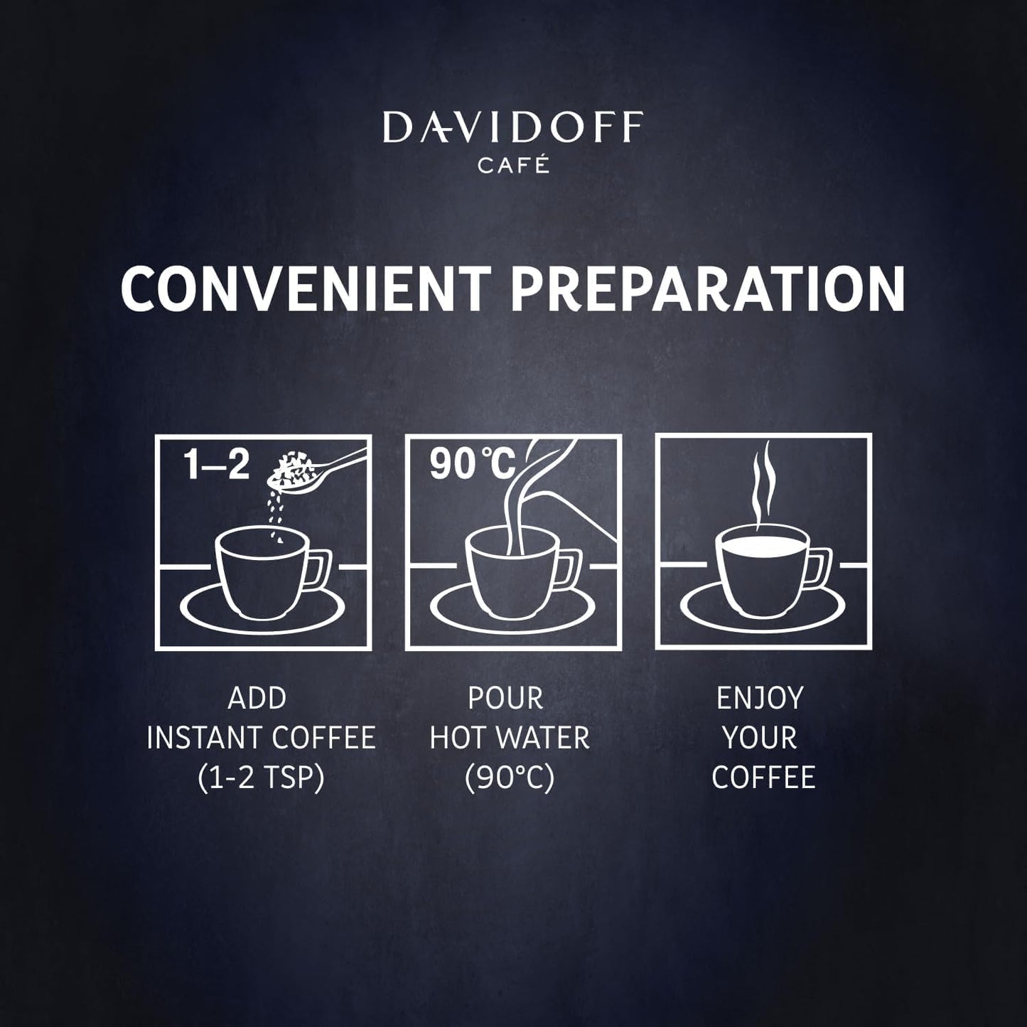 Davidoff Fine Aroma Instant Coffee 100g – 100% Arabica, Smooth Balanced Flavor (Imported)