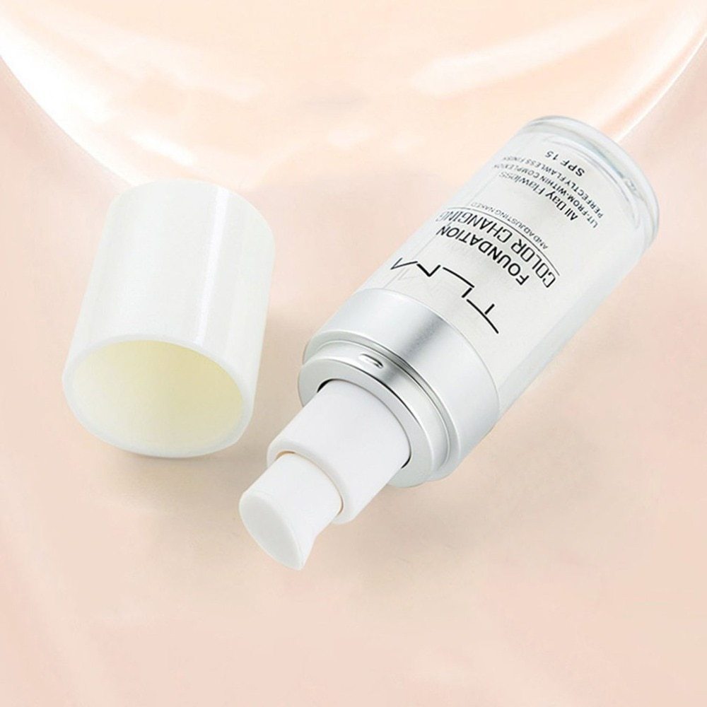 Base de maquillaje TLM con cambio de color activado por la temperatura y FPS 50 – Corrector BB natural