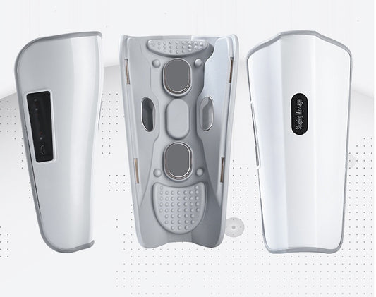 Masajeador de pulsos LuxuryGlow para pantorrillas y piernas: almohadilla de calor infrarrojo y electroterapia