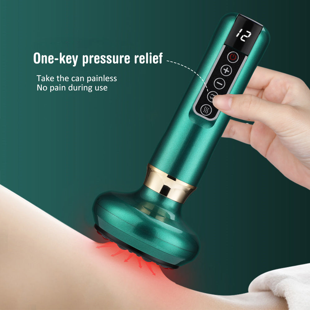 LuxuryGlow Electric Vacuum Cupping Massager – Anti-Cellulite Gua Sha Slimming Device