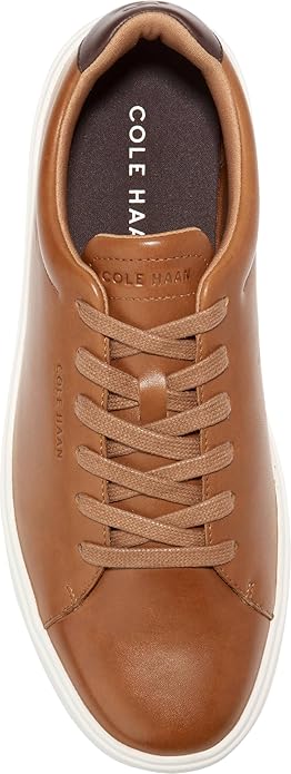 Cole Haan Men’s Grand Crosscourt Traveler Leather Sneakers – Lightweight Comfort