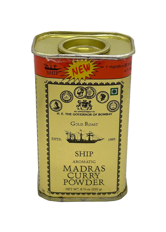 SHIP The Original Madras Curry Powder 250g | 15+ Indian Spices Blend for Veg & Non-Veg Curries | Indian Curry Masala Powder for Cooking | Sabzi Masala for Kitchen