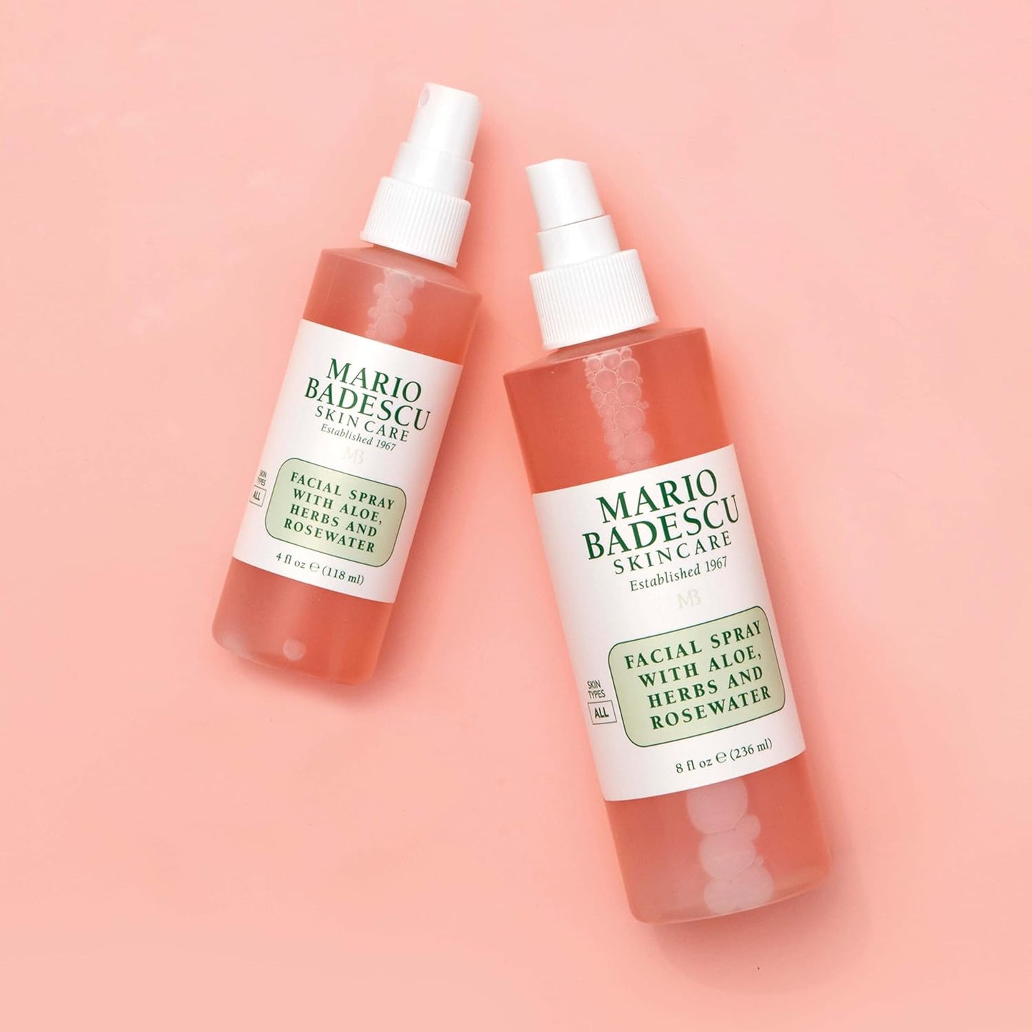 Mario Badescu Facial Spray with Aloe, Herbs & Rosewater – Hydrating Face Mist, 8oz
