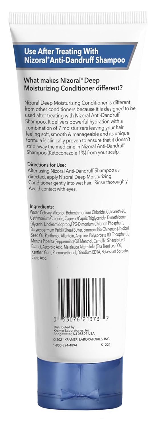 Nizoral Anti-Dandruff Shampoo & Deep Moisturizing Conditioner Bundle – Clinically Proven with Ketoconazole 1% & 7 Moisturizers (7oz + 9.4oz)