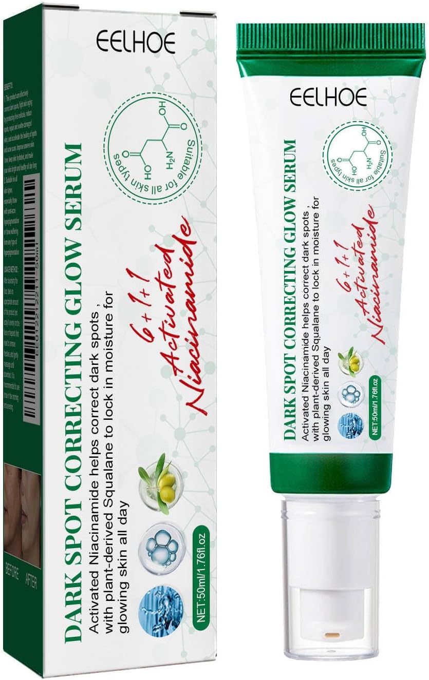 AhmedKazi Dark Spot Correcting Glow Serum – Korean Skincare with Niacinamide & Papaya Extract | Brightening, Moisturizing & Even-Tone Serum for All Skin Types – 50ml
